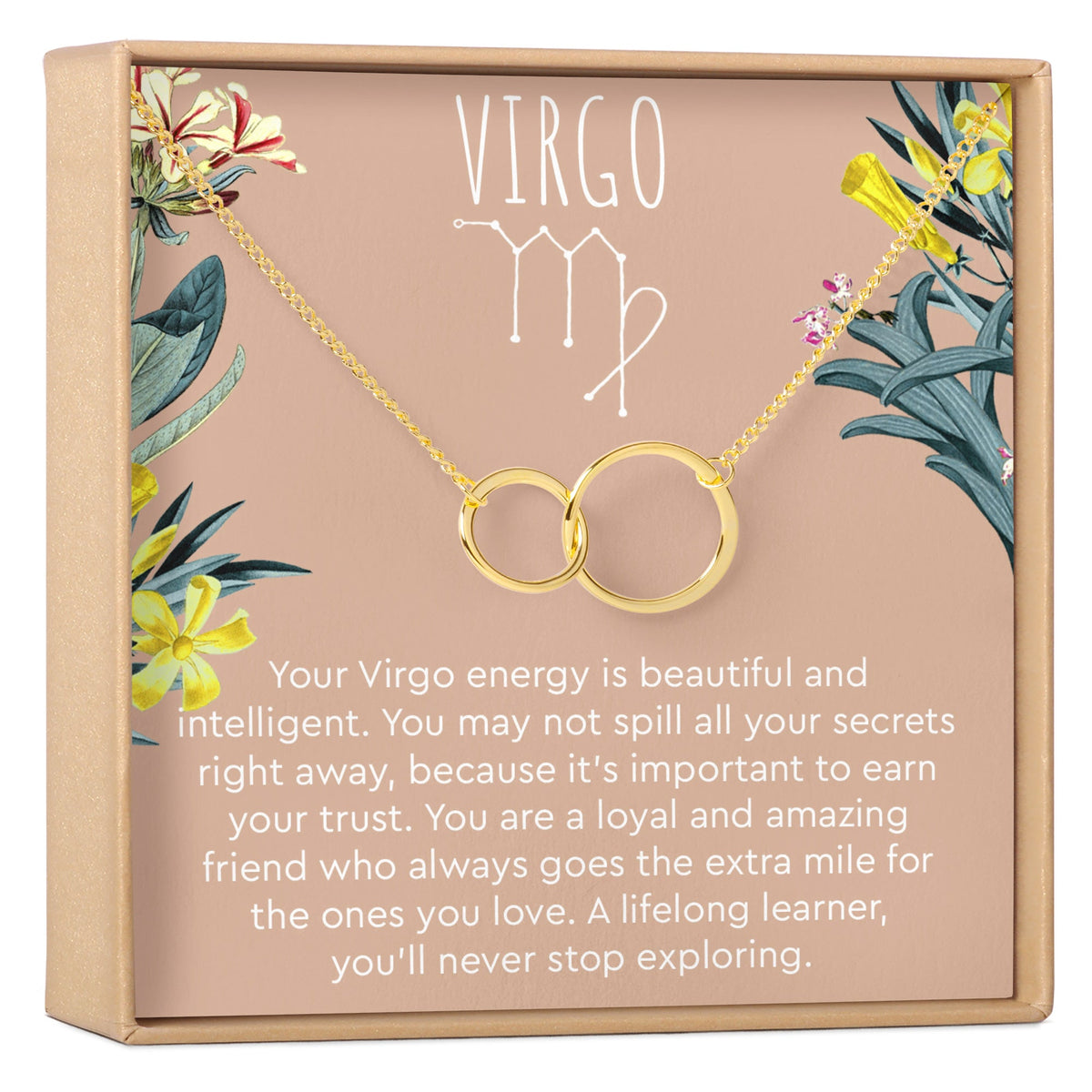 Virgo Zodiac Gift Necklace, Multiple Styles - Dear Ava