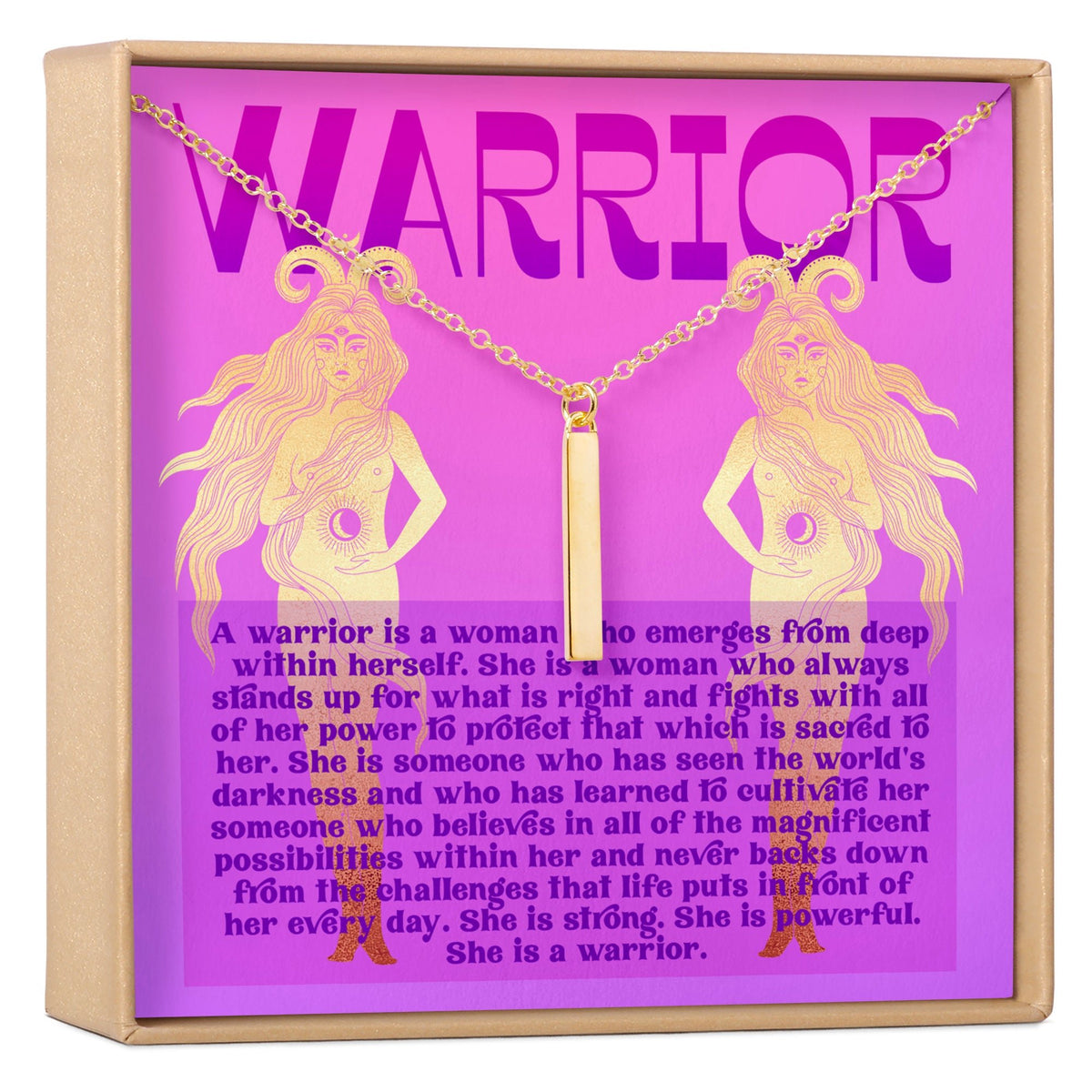 Warrior Necklace - Dear Ava