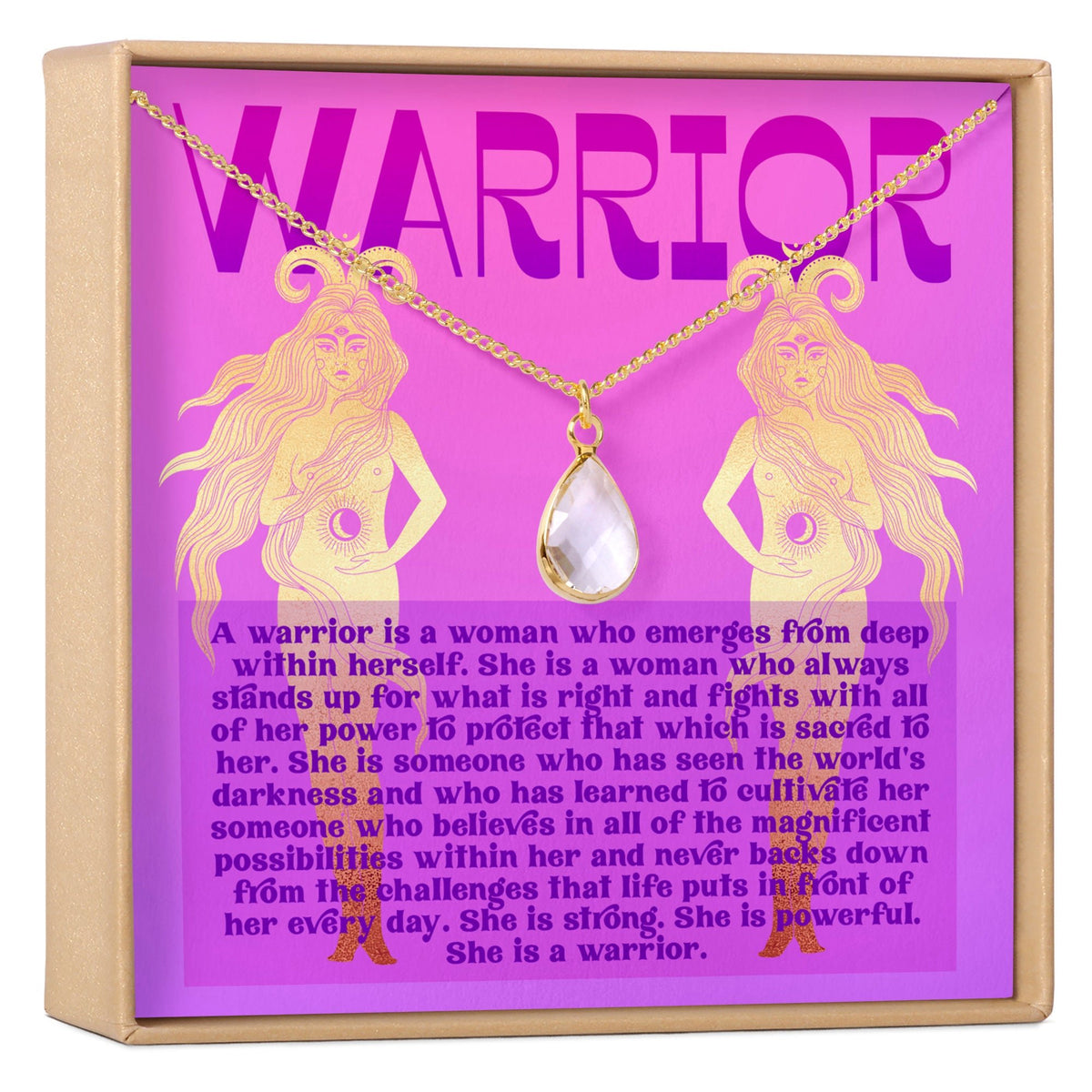 Warrior Necklace - Dear Ava