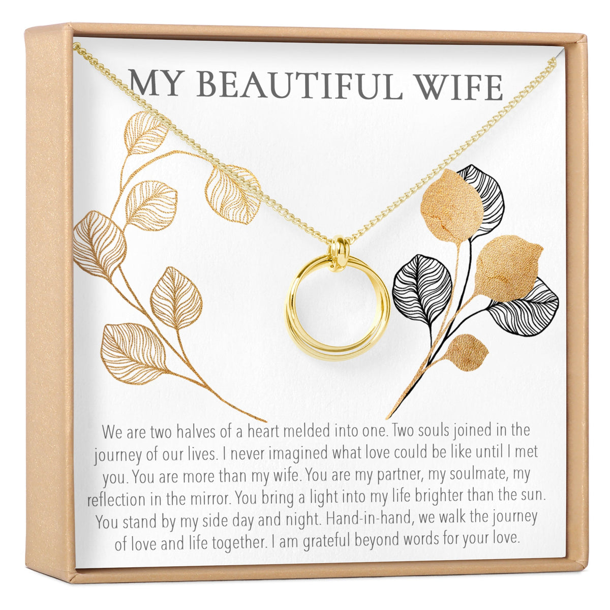 Wife Linked Circles Necklace - Dear Ava