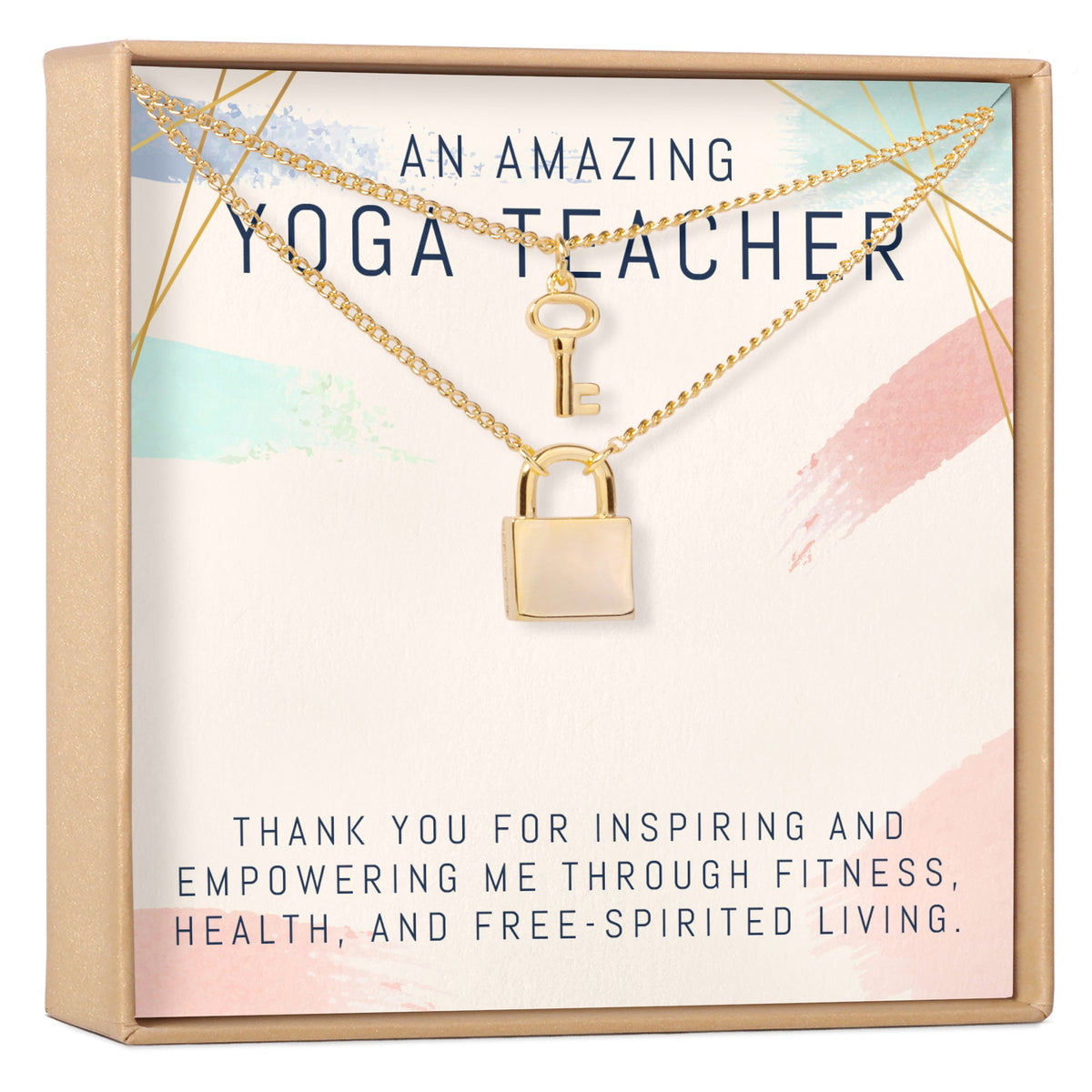 Yoga Teacher Necklace, Multiple Styles Jewelry - Dear Ava