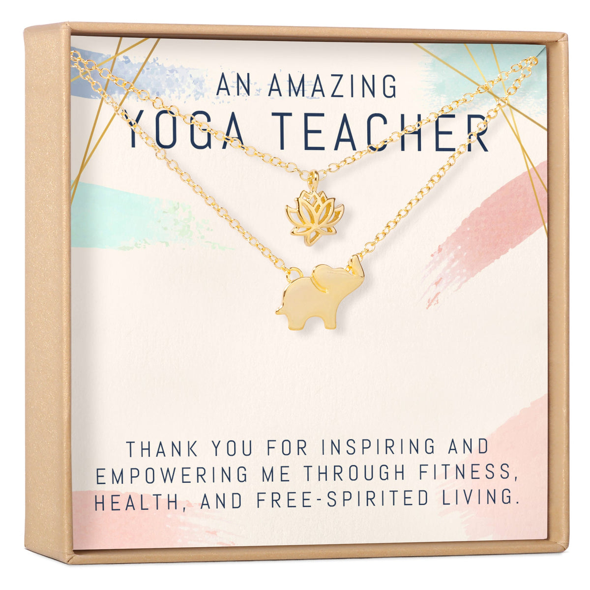 Yoga Teacher Necklace, Multiple Styles Jewelry - Dear Ava