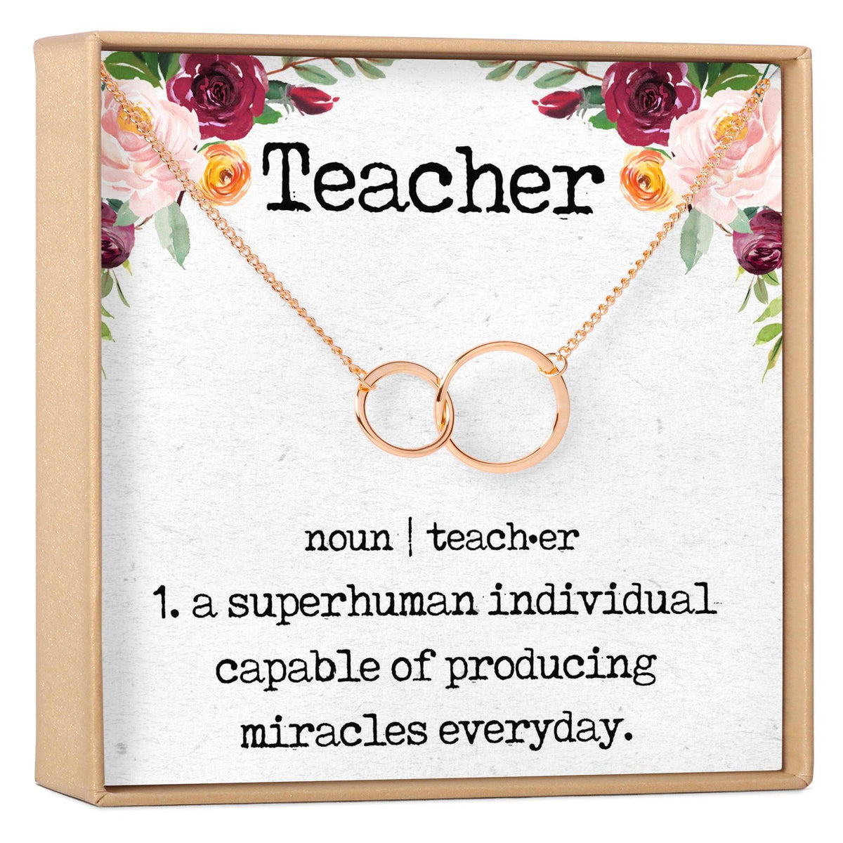 Teacher Necklace - Dear Ava, Jewelry / Necklaces / Pendants