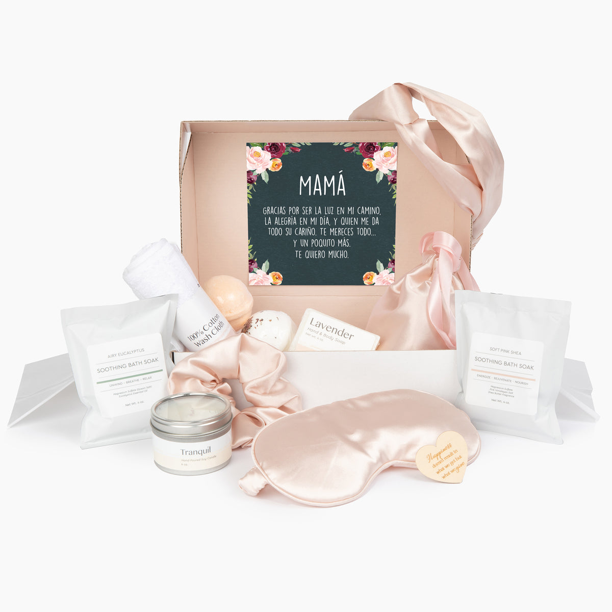 Indulgent Luxury Spa Gift Box for Mother in Spanish