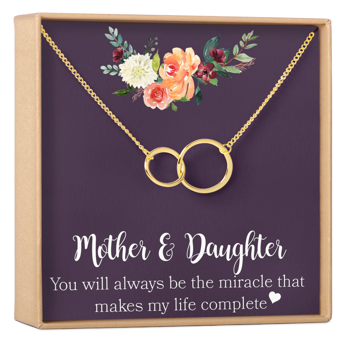 Jikolililili Mother Day Necklace From Daughter Mom Birthday Gift 2 Pcs  Necklaces for Mom Daughter Gifts Strong Durable Necklace - Walmart.com