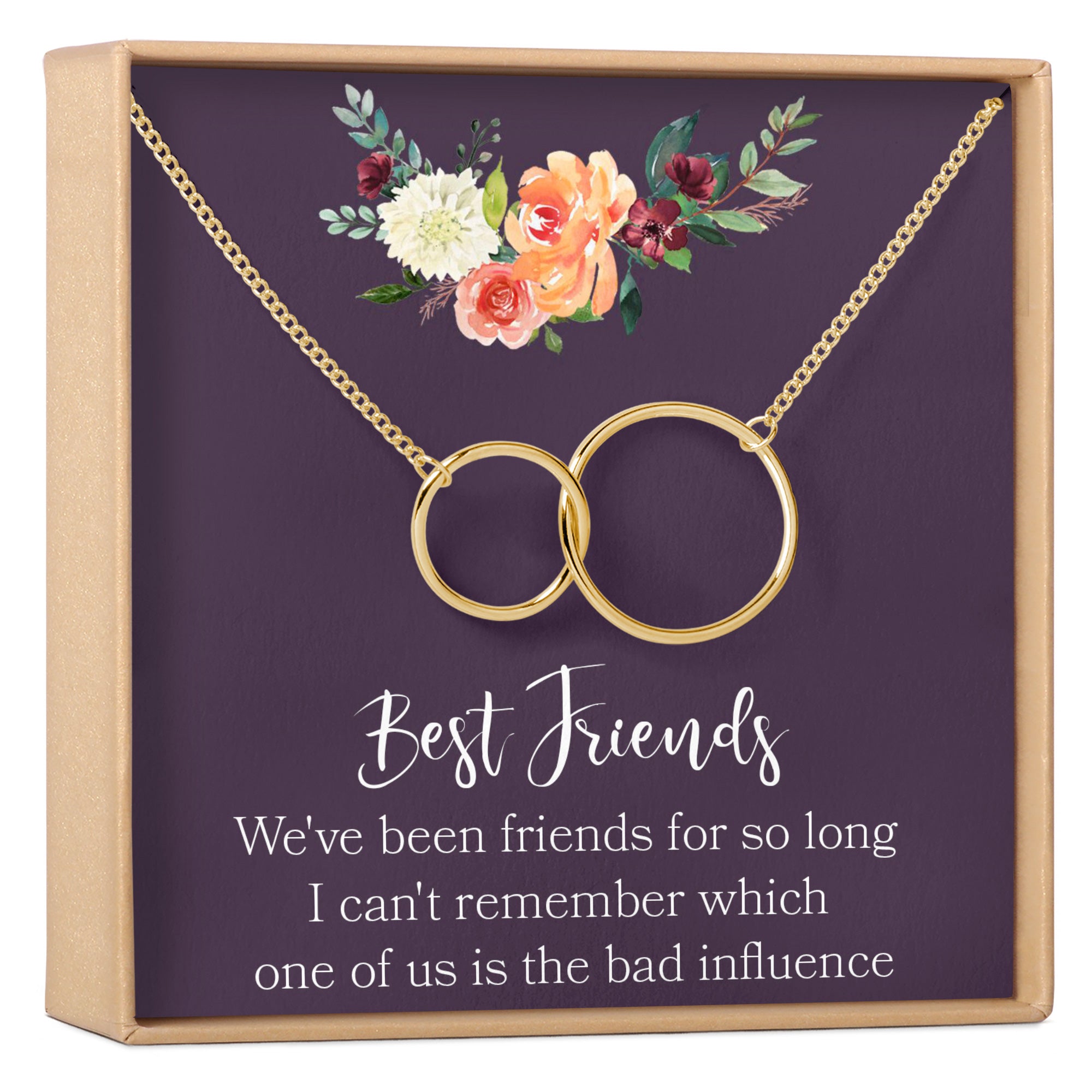 Best Friends Forever Necklaces- 3 Necklace Set- 