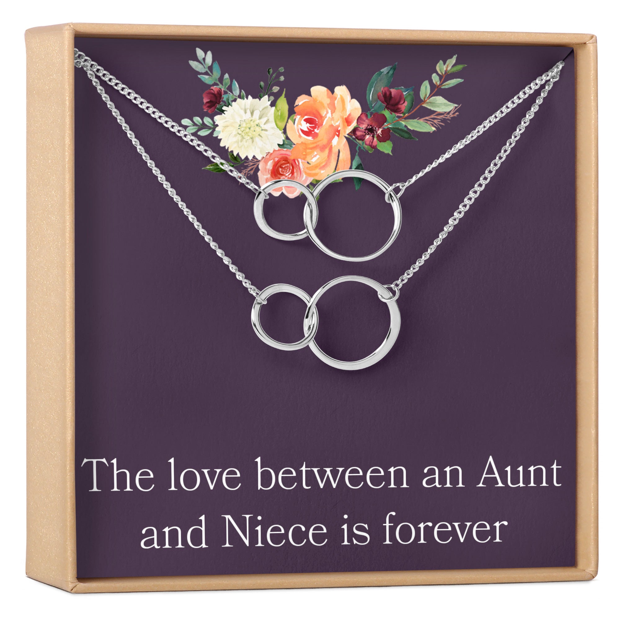 Always & Forever My Niece Engraved Heart Necklace