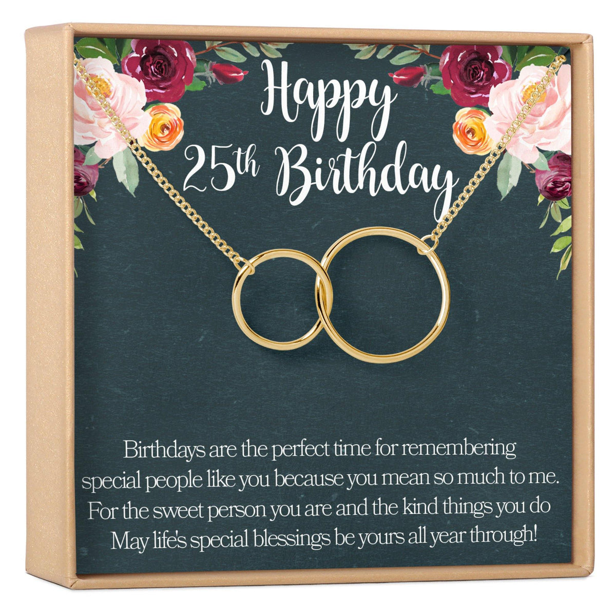 25th Birthday Necklace - Dear Ava, Jewelry / Necklaces / Pendants
