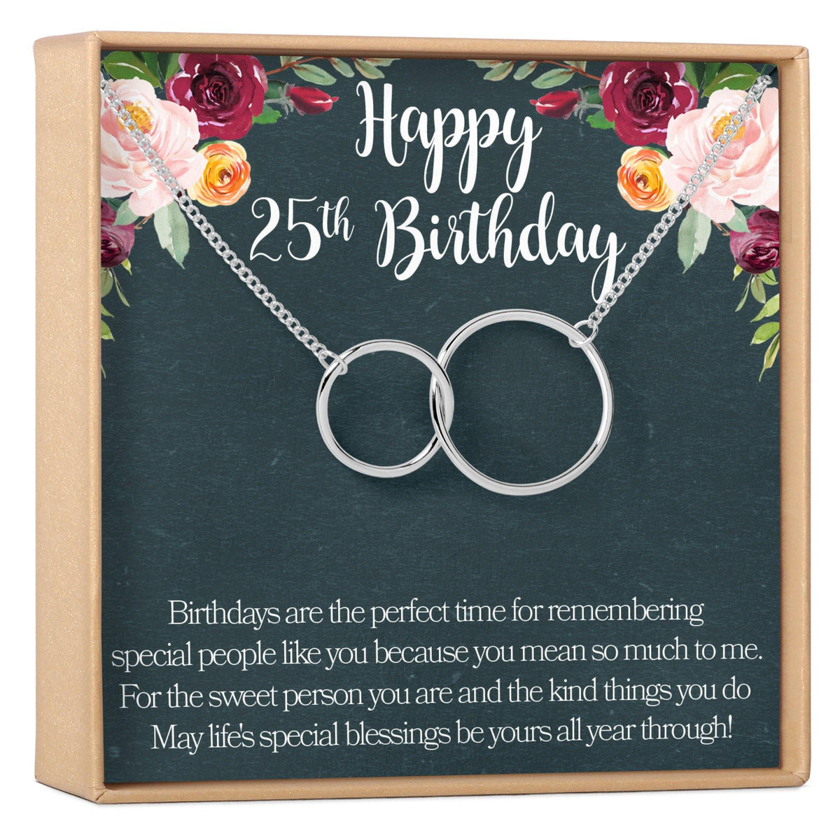 25th Birthday Necklace - Dear Ava, Jewelry / Necklaces / Pendants