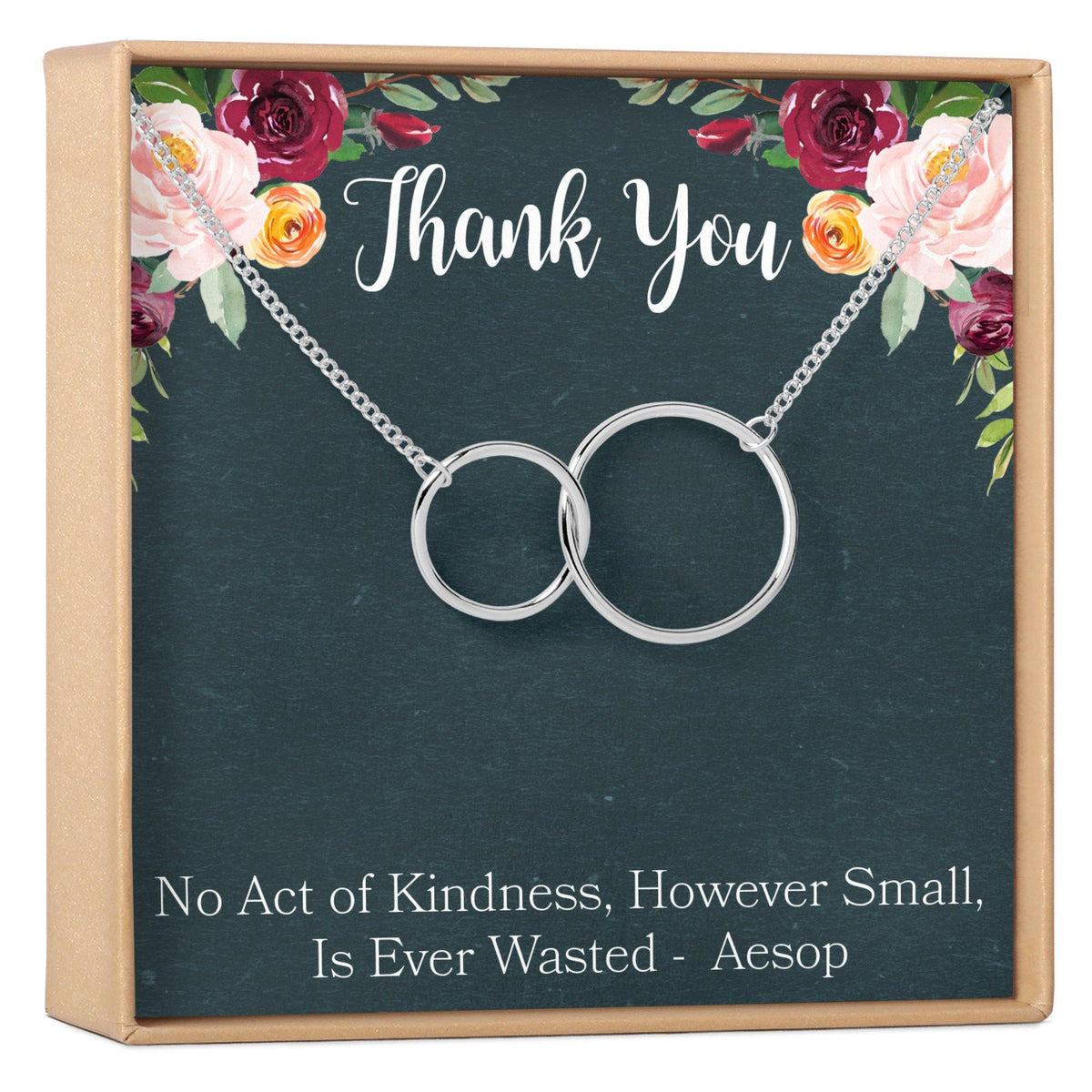 Thank You Necklace - Dear Ava, Jewelry / Necklaces / Pendants