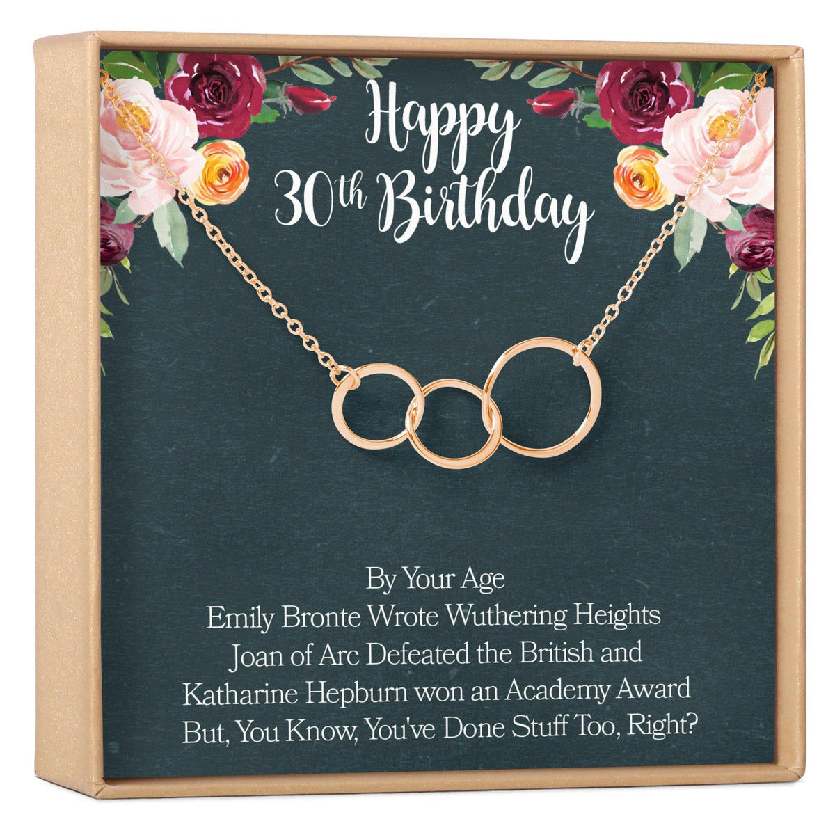 30th Birthday Necklace - Dear Ava, Jewelry / Necklaces / Pendants