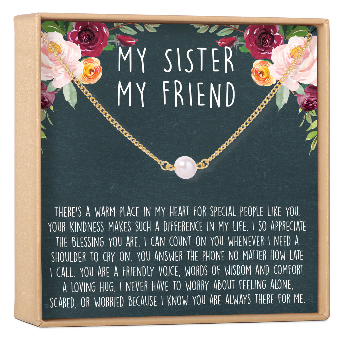 Sisters Pearl Necklace