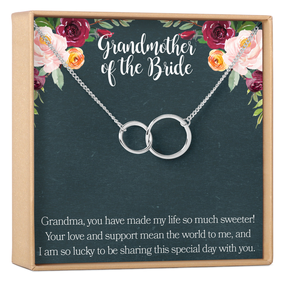 Grandmother of the Bride Necklace, Multiple Styles