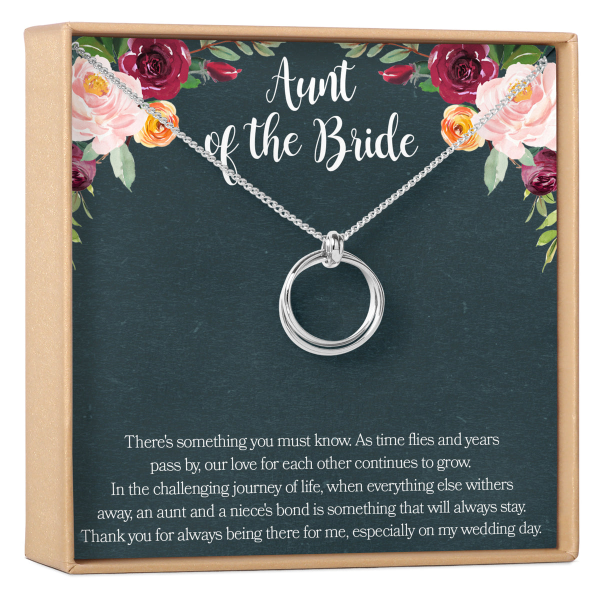 Aunt of the Bride Necklace, Multiple Styles