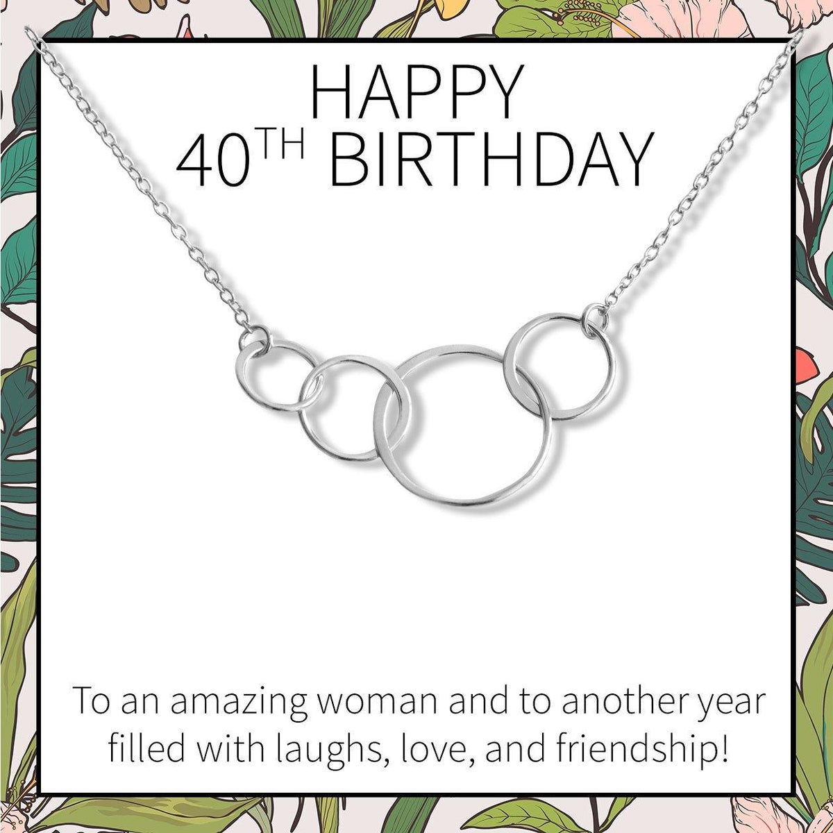 40th Birthday Necklace - Dear Ava, Jewelry / Necklaces / Pendants