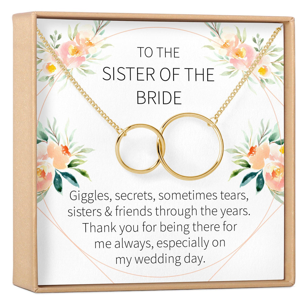 Sister of the Bride Necklace - Dear Ava, Jewelry / Necklaces / Pendants
