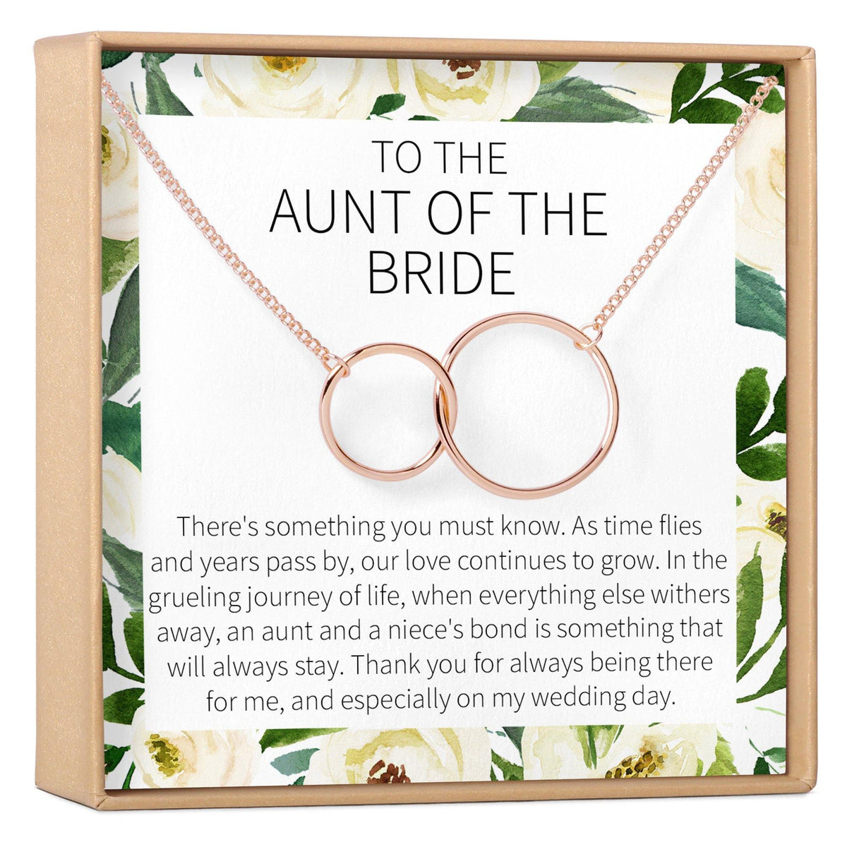 Aunt of the Bride Necklace - Dear Ava, Jewelry / Necklaces / Pendants