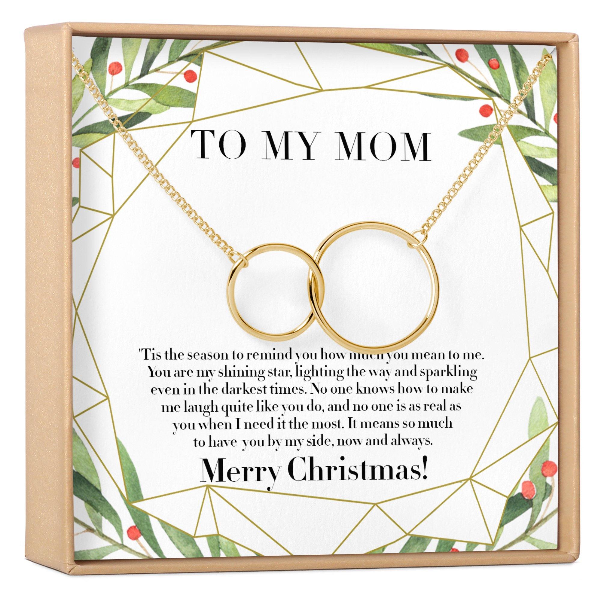 Mommy to Be Christmas Gift for Mom, Christmas Jewelry Gift Set for Sister, New Mom Mother's Day Gift, Gift for Her, Necklace and Card Christmas Gift