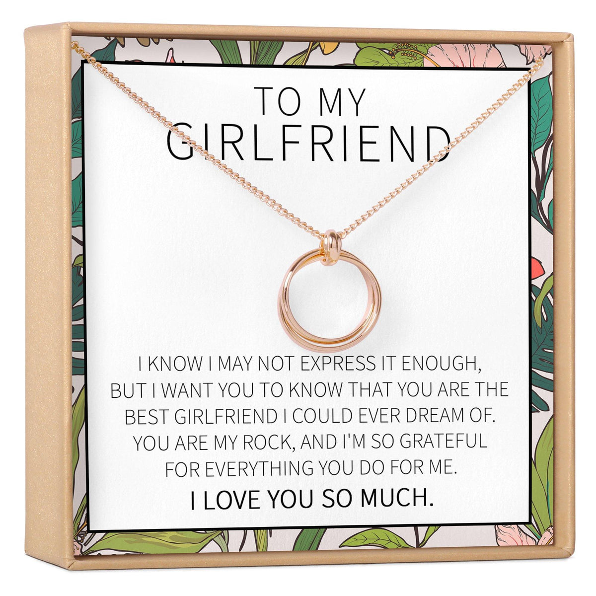 Gift for Girlfriend Necklace - Dear Ava