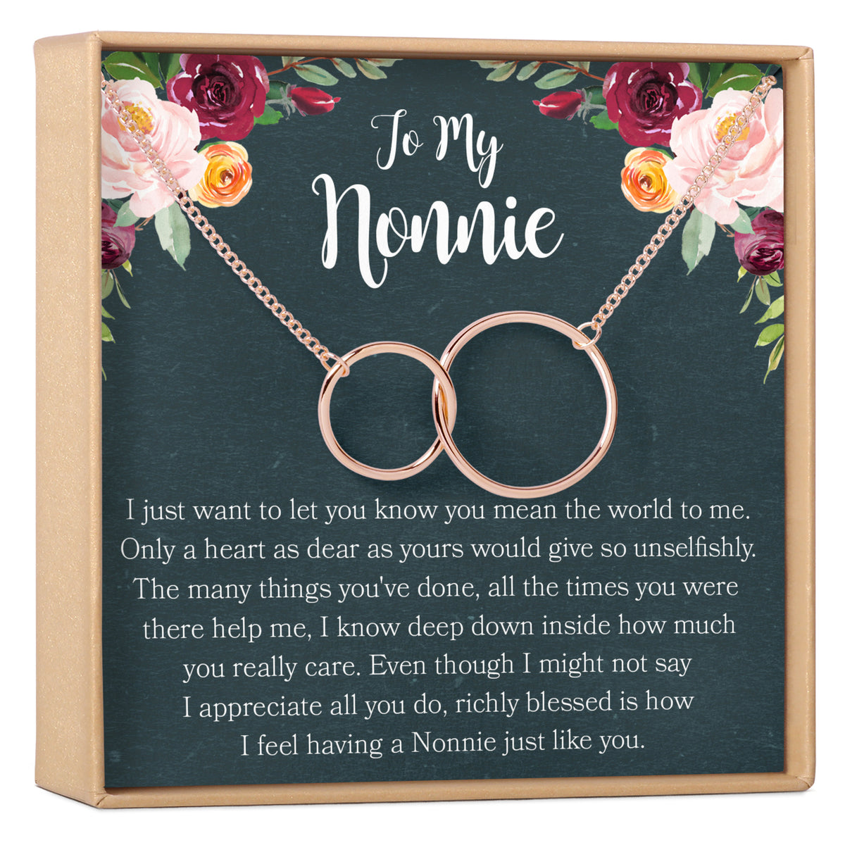 Nonnie Interlocking Circles Necklace