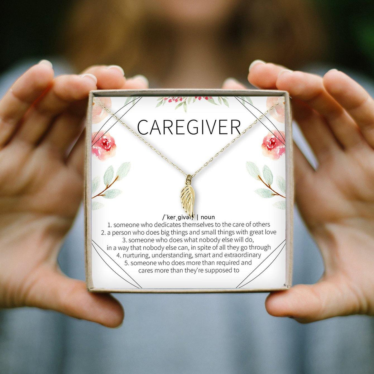 Caregiver Necklace - Dear Ava, Jewelry / Necklaces / Pendants