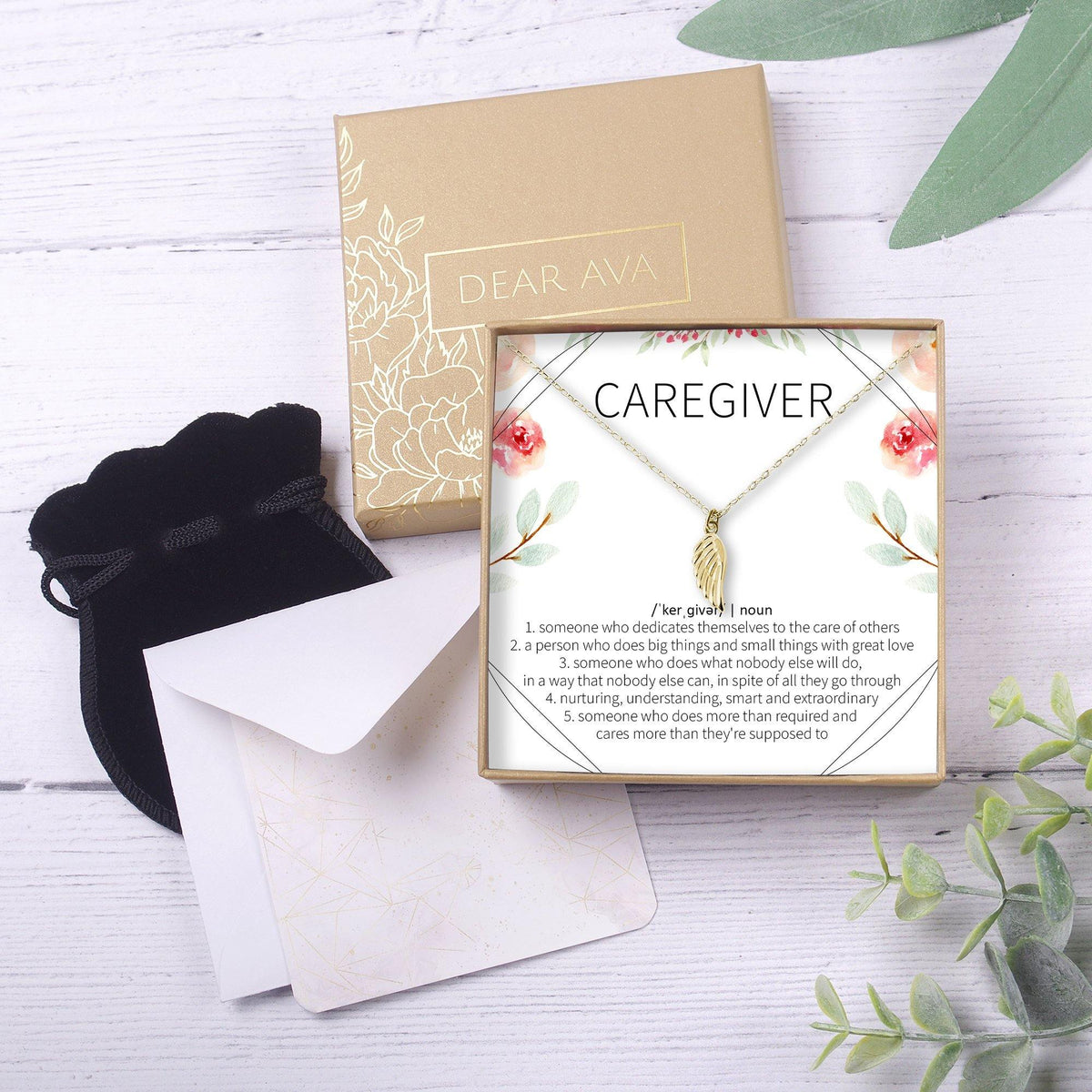 Caregiver Necklace - Dear Ava