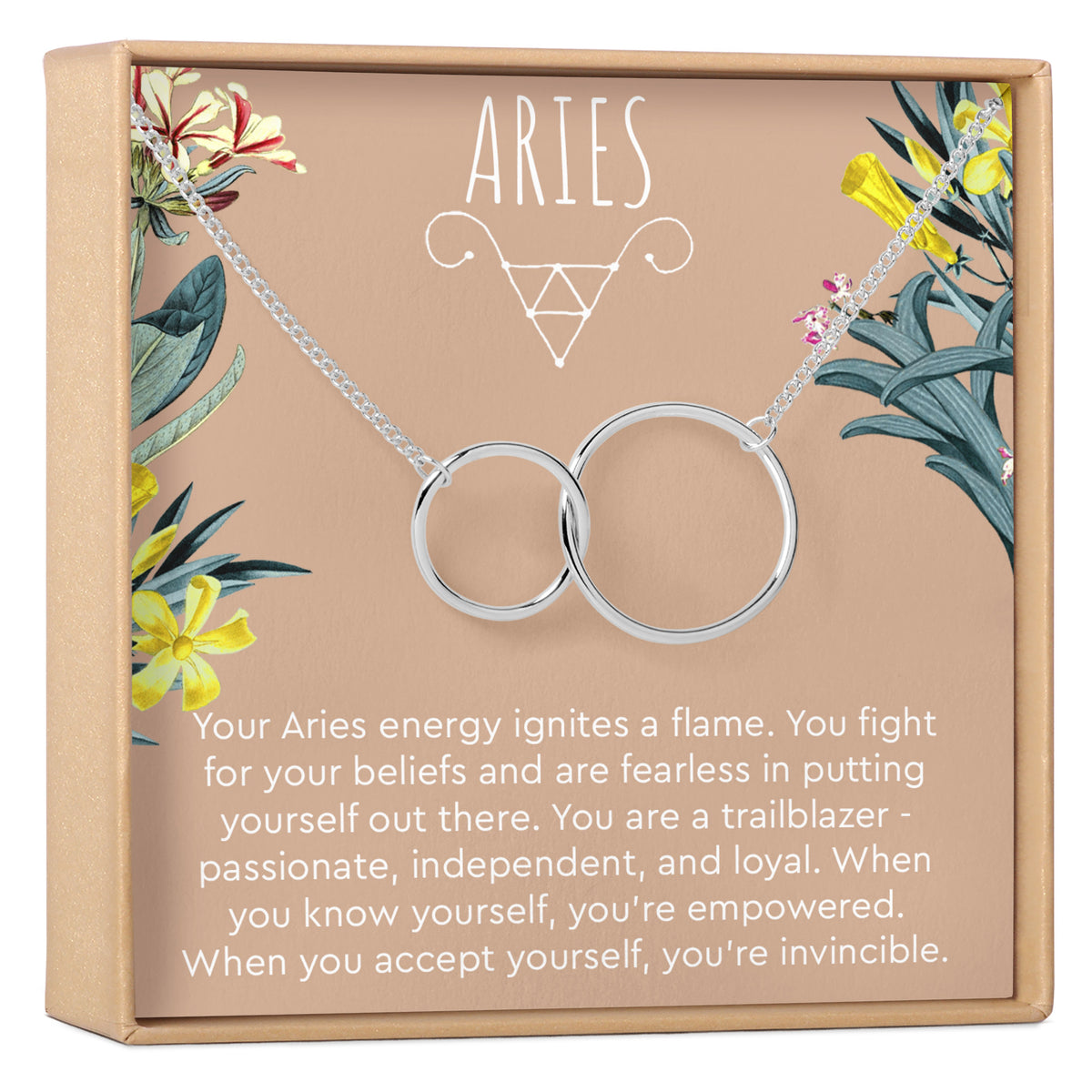 Aries Zodiac Gift Necklace