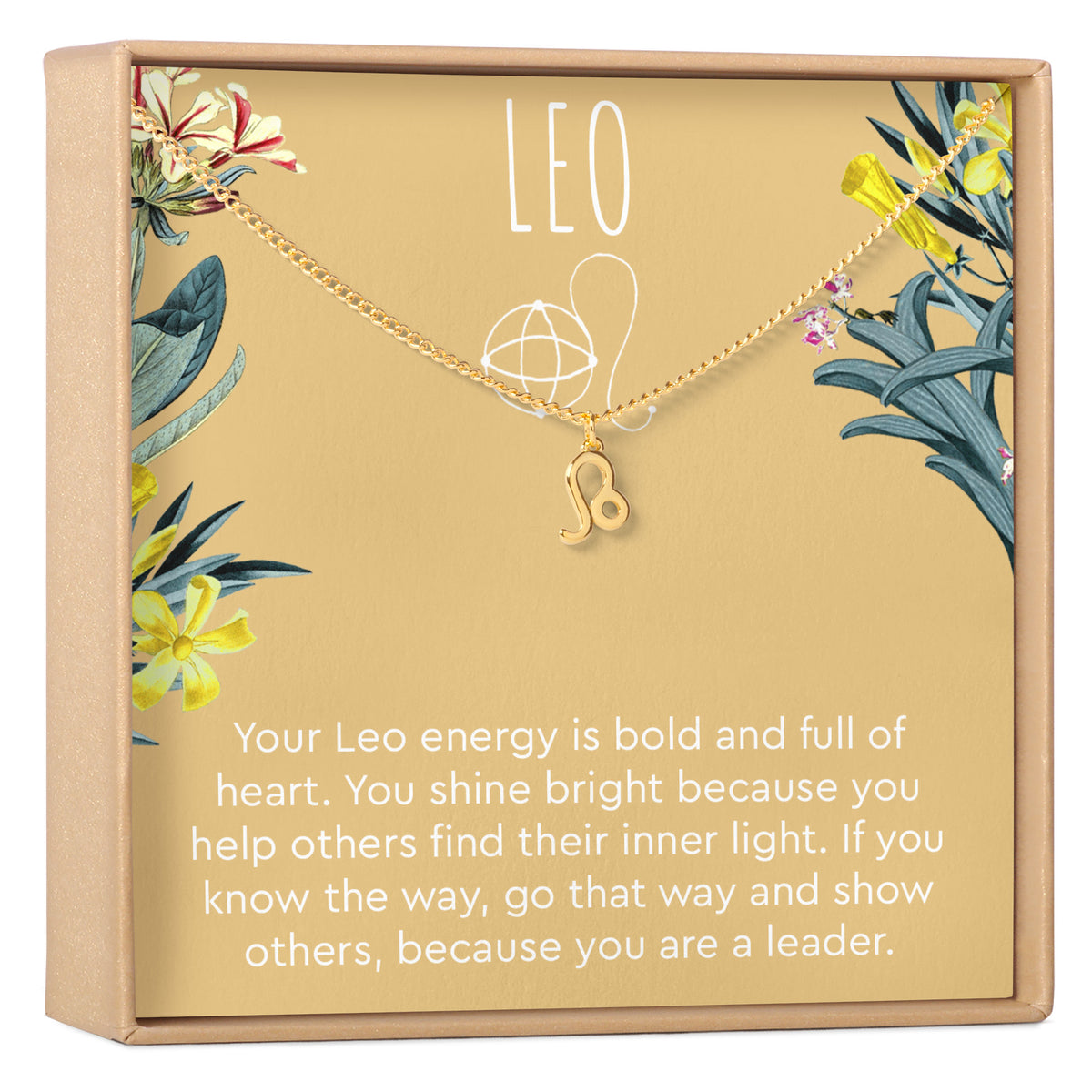 Leo Zodiac Gift Necklace