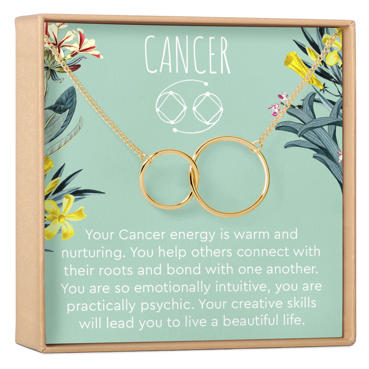 Cancer Zodiac Gift Necklace