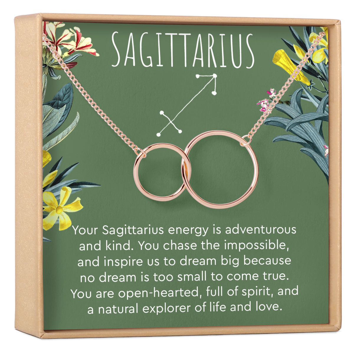Sagittarius Zodiac Gift Necklace