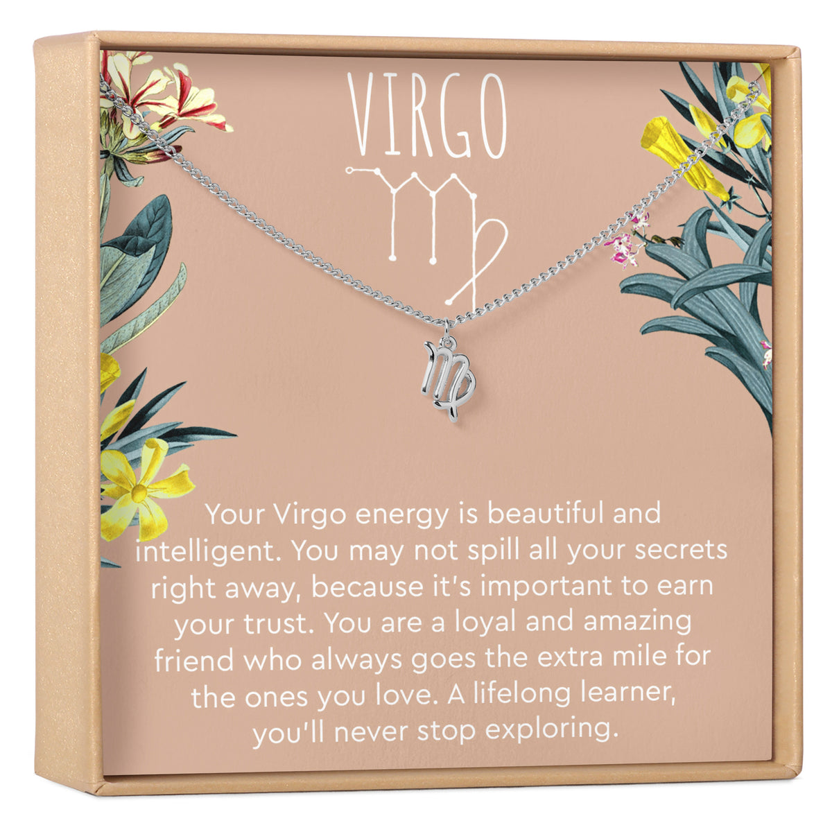 Virgo Zodiac Gift Necklace