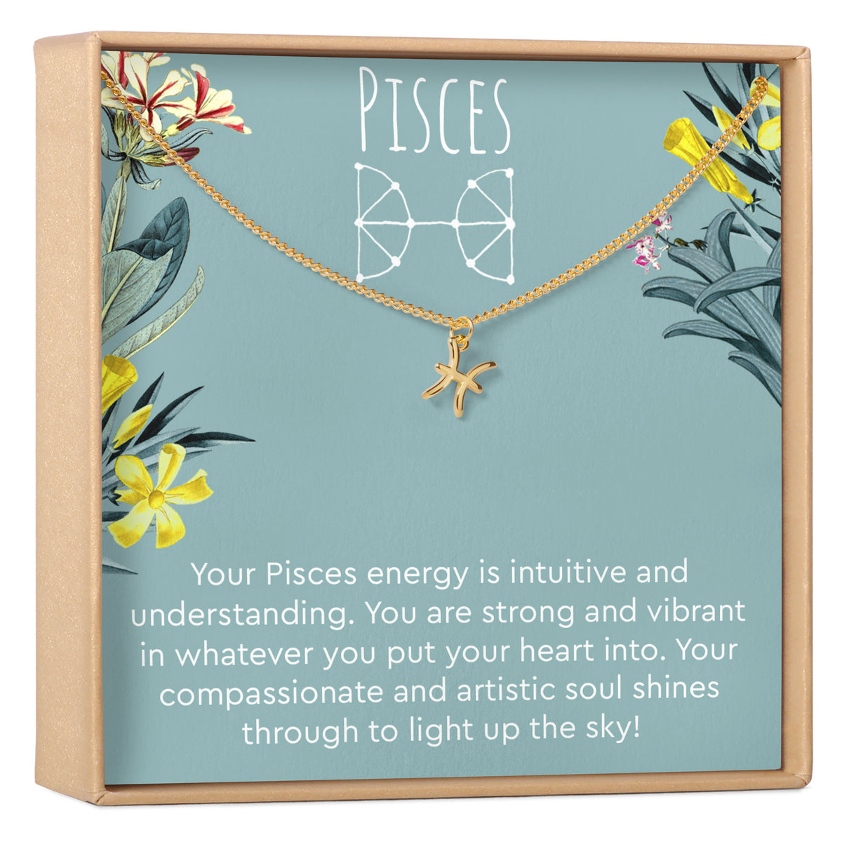 Pisces Zodiac Gift Necklace