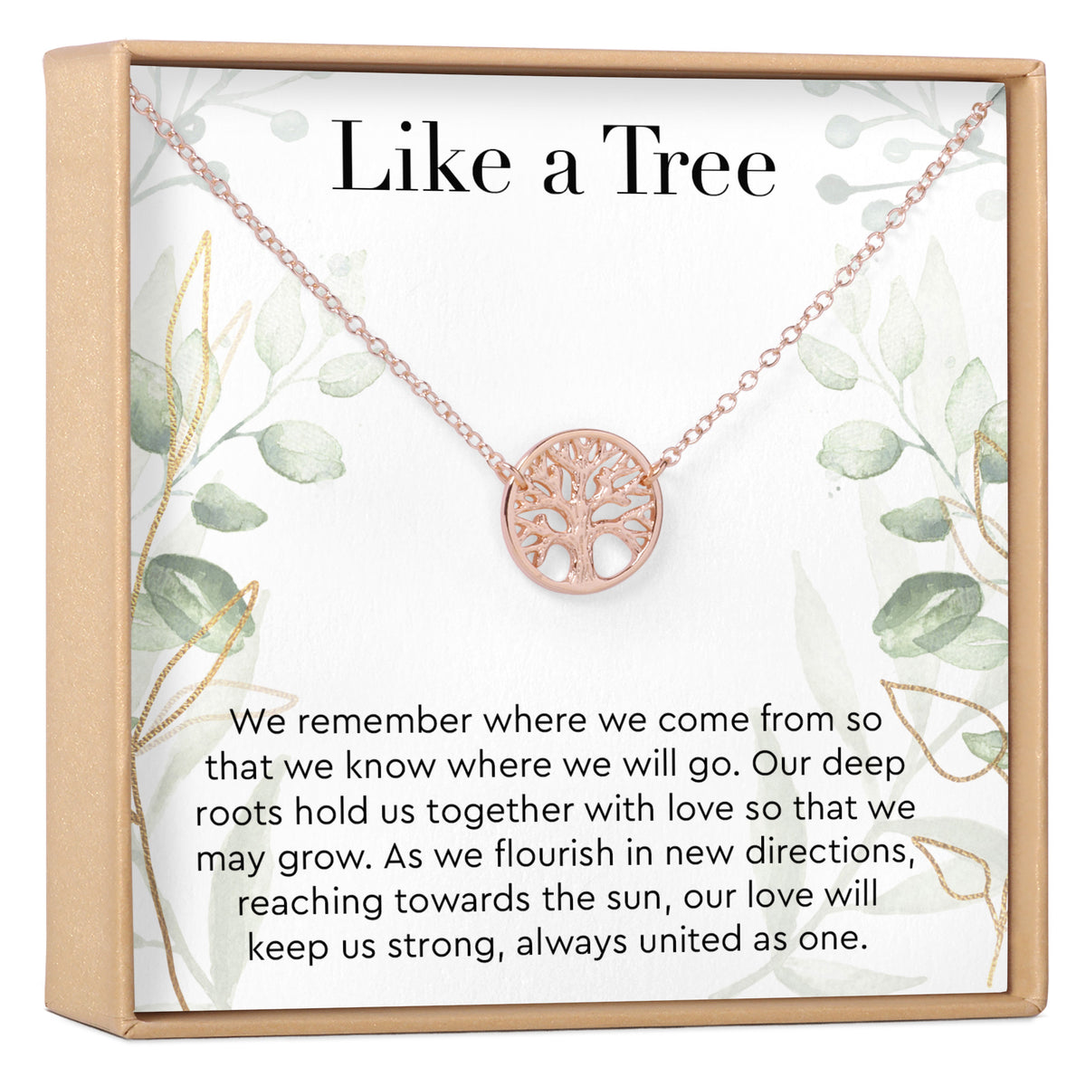 Tree Necklace Gift
