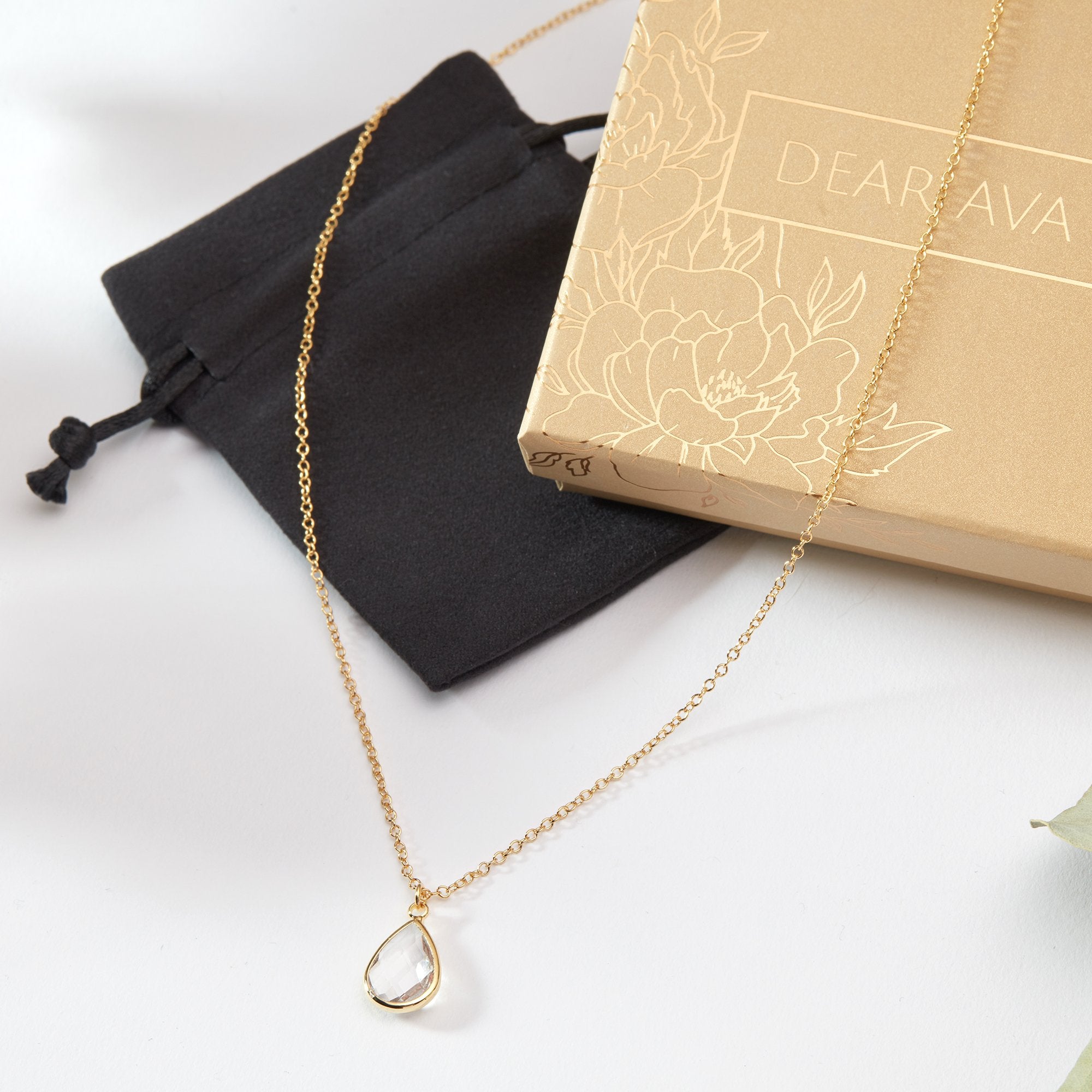 Trendy Elegant Rhinestone Pendant Necklace Message Card Gift - Temu