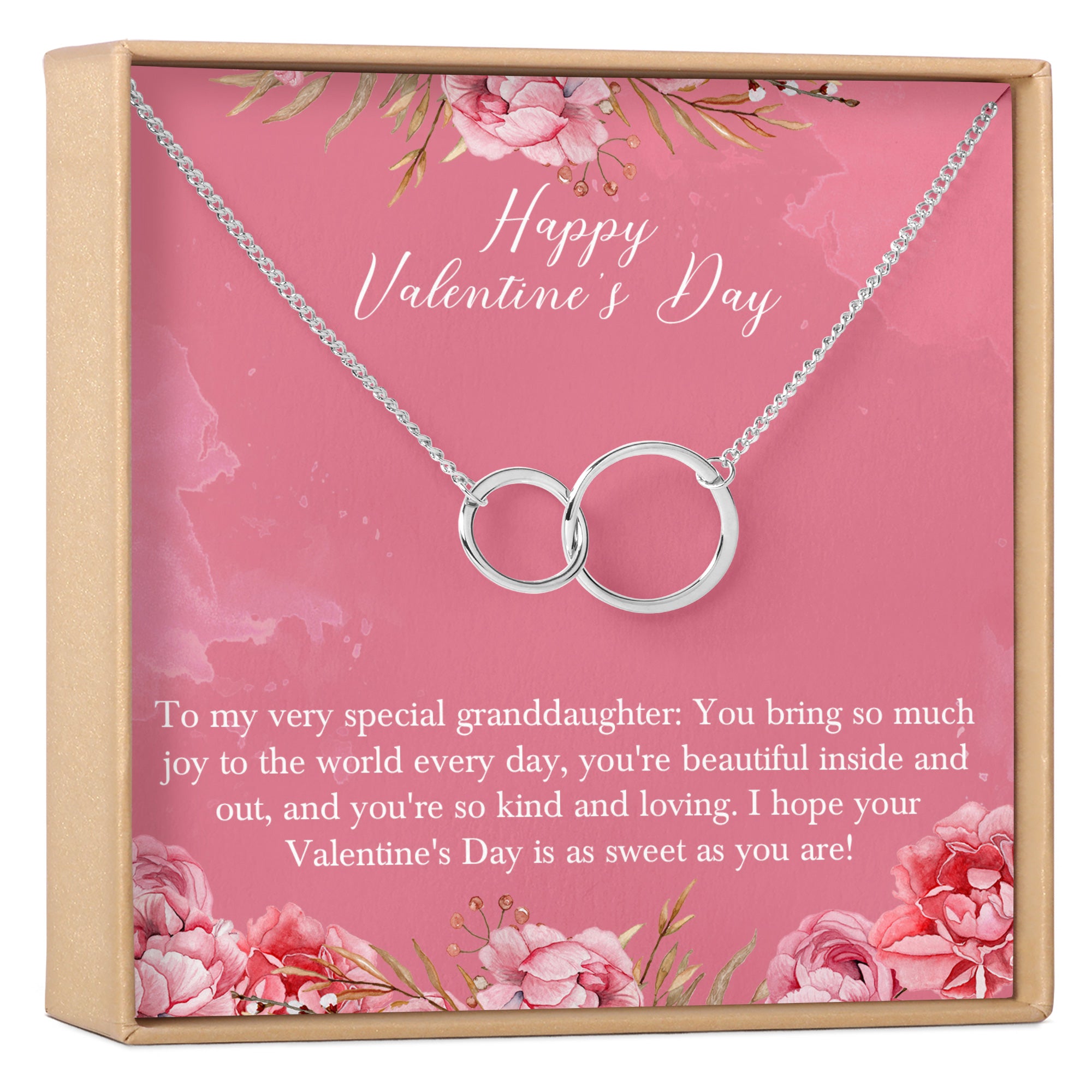 To My Granddaughter Beautiful Granddaughter Birthday Message Forever  Necklace w Message Card - Walmart.com