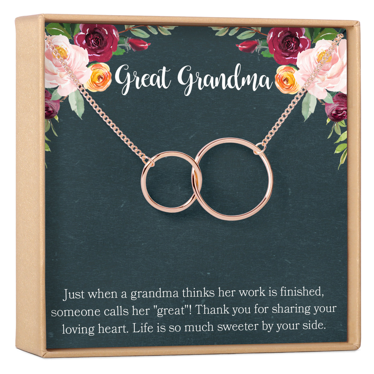 Great Grandmother Gift Necklace