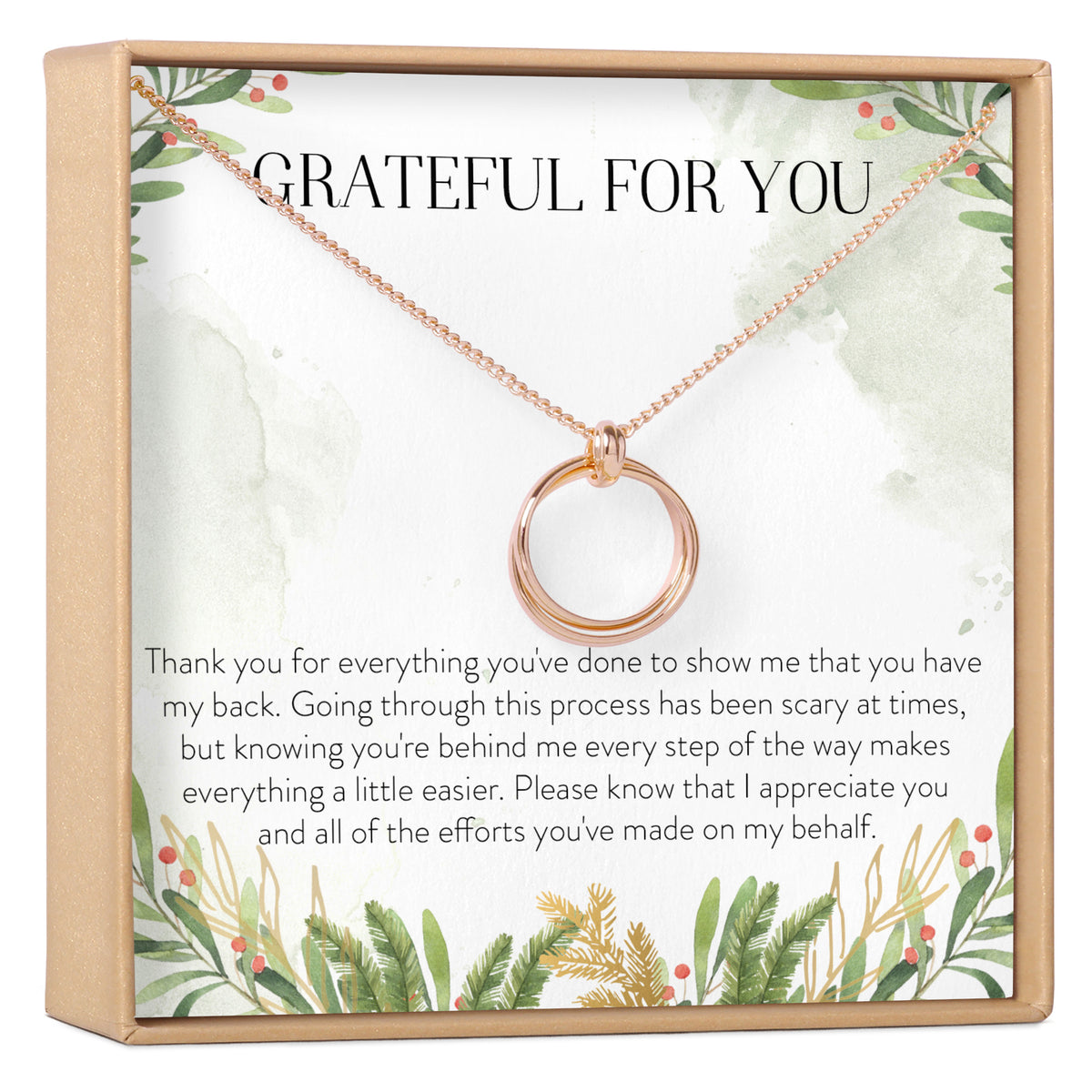 Thank You Necklace, Multiple Styles