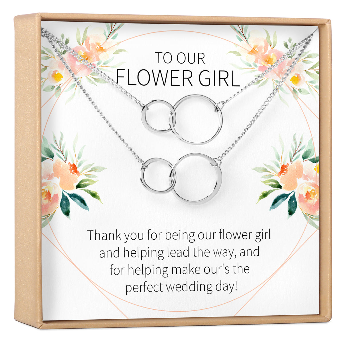 Flower Girl Necklace, Multiple Styles