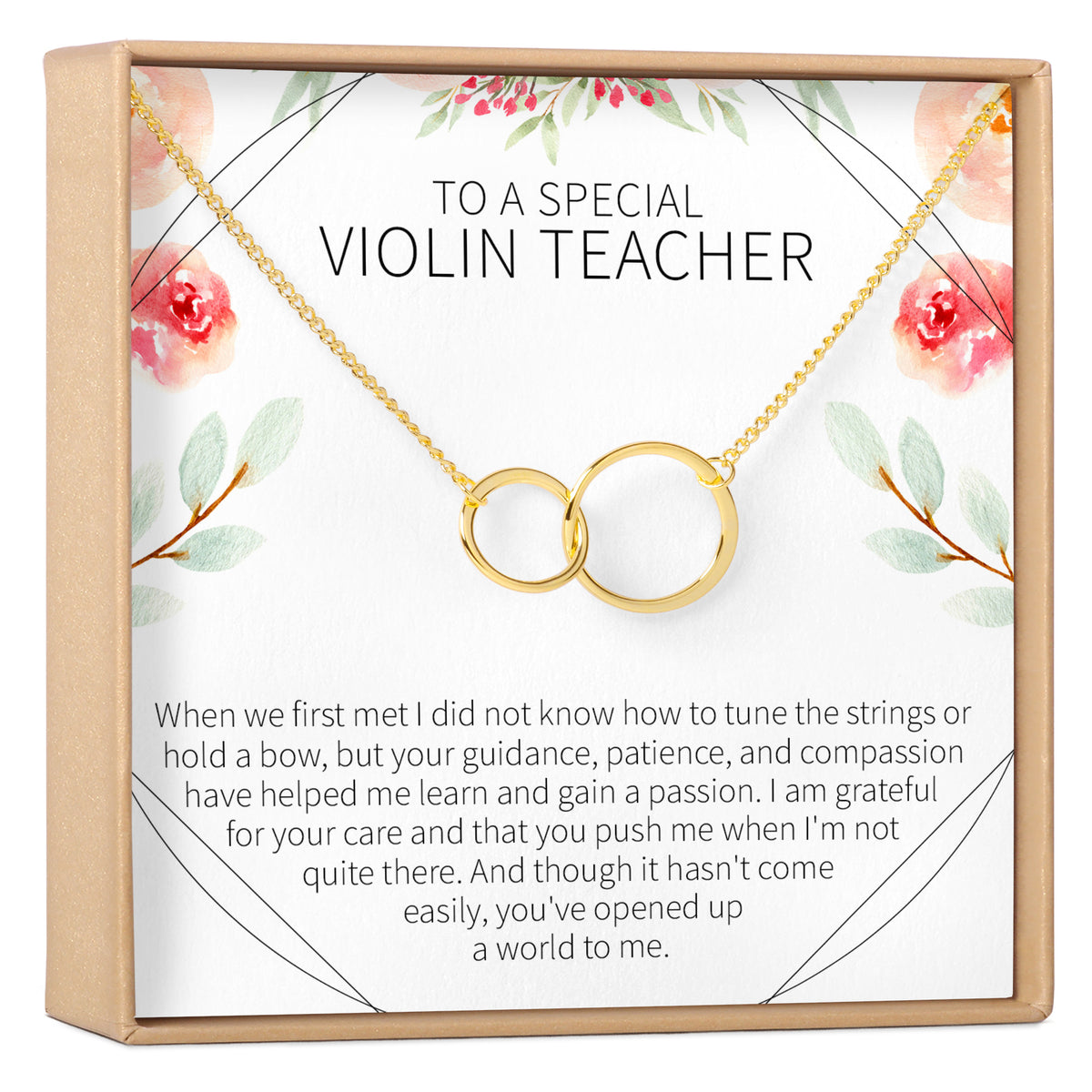 Violin Teacher Necklace