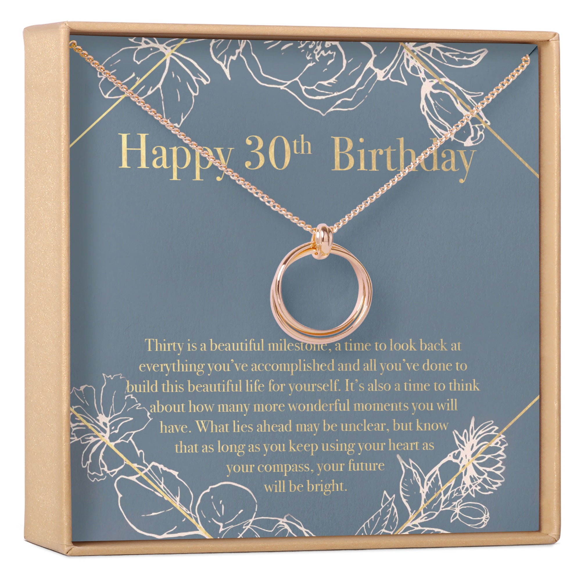 30th Birthday Gift Necklace: Birthday Gift, Jewelry Gift For Her ...