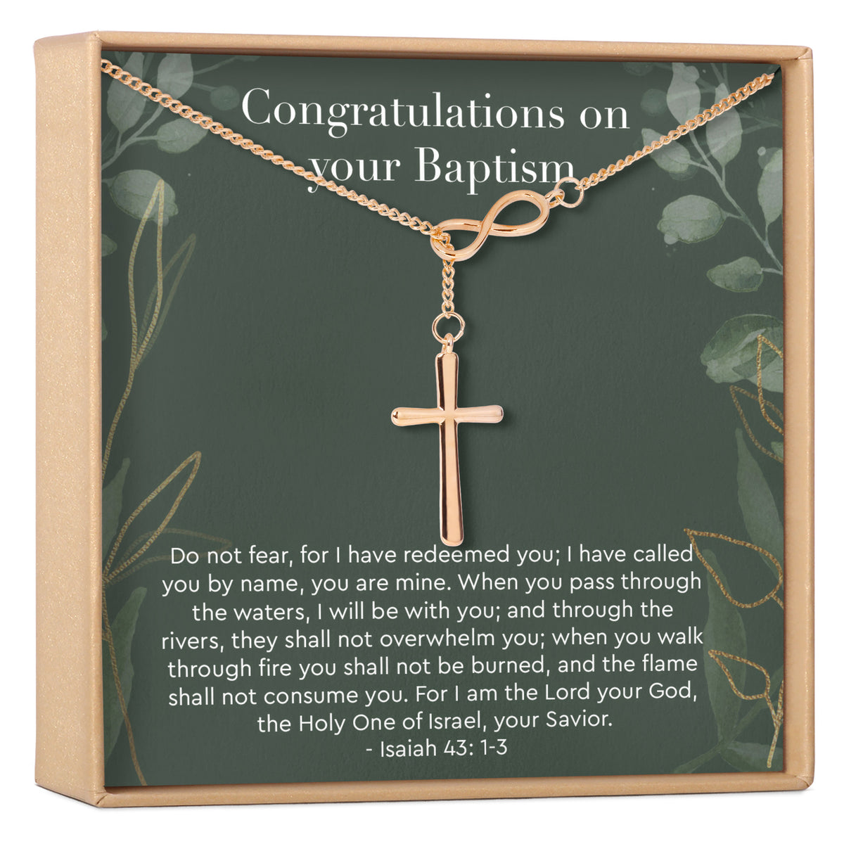 Baptism Cross Necklace