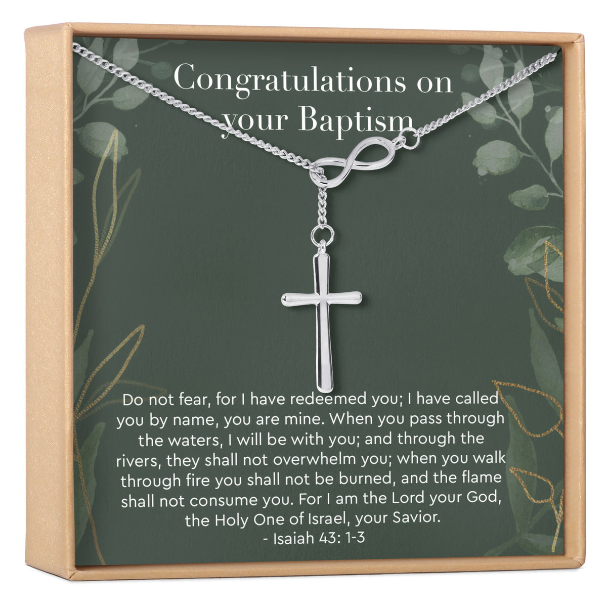 Baptism Cross Necklace