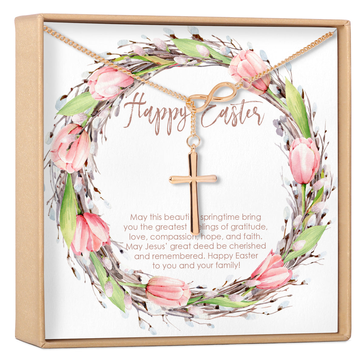 Easter Cross Necklace