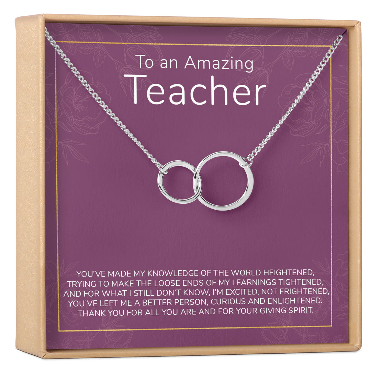 Teacher Necklace, Multiple Styles