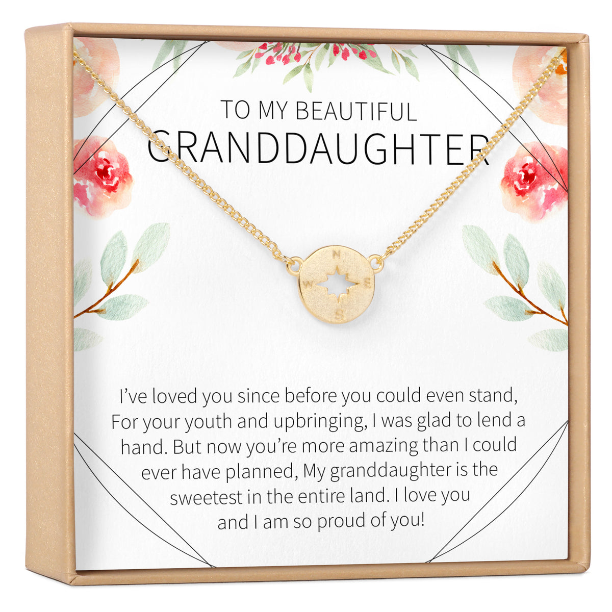 Granddaughter Necklace, Multiple Styles - Dear Ava