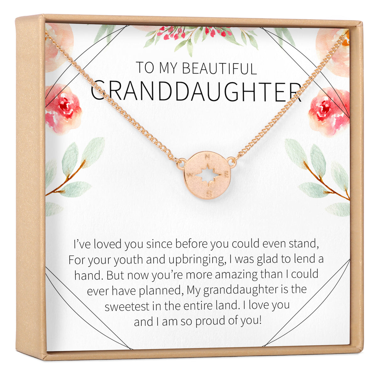 Granddaughter Necklace, Multiple Styles - Dear Ava