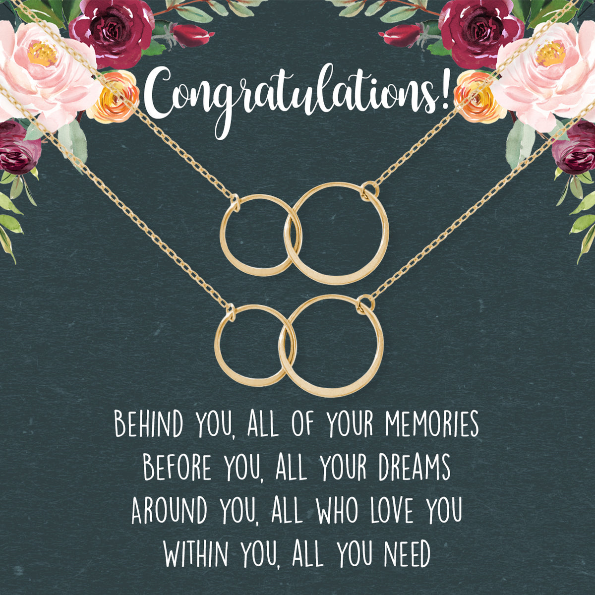 Behind You Graduation Necklace | Graduation Hat Behind You All of Your  Memories | CubeBik