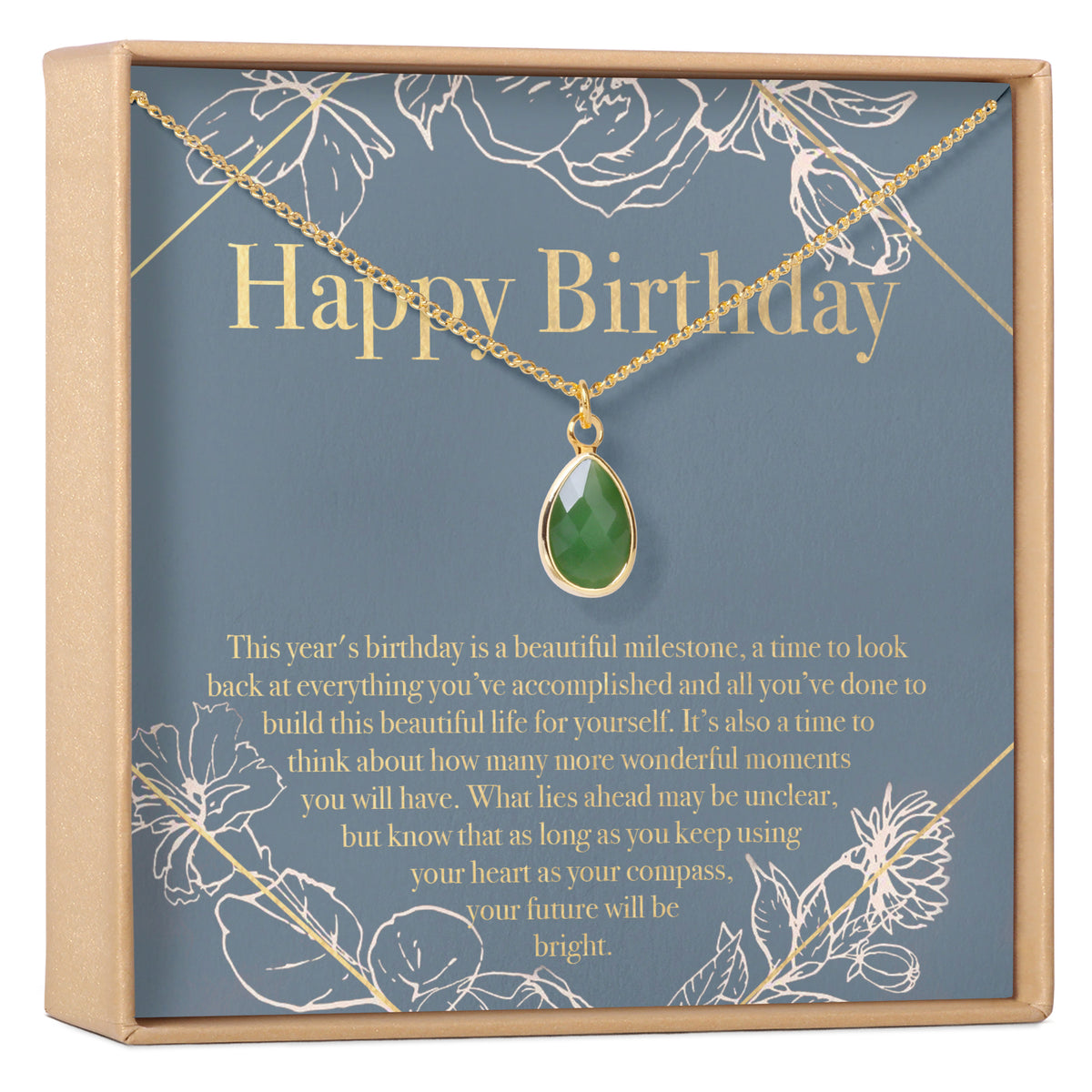 Birthday Birthstone Necklace, Multiple Styles Necklace