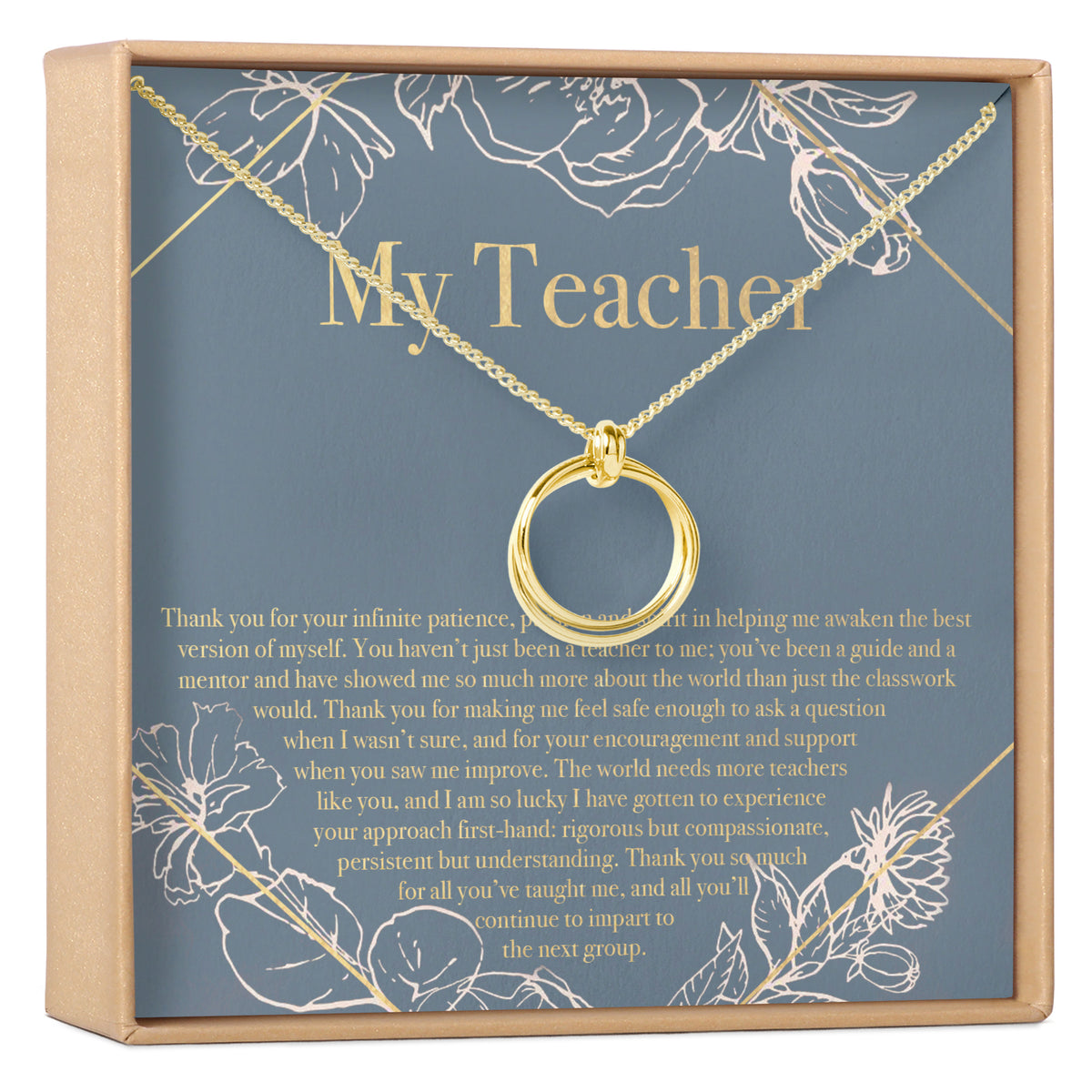 Teacher Necklace, Multiple Styles