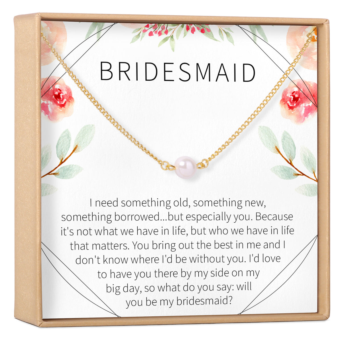 Bridesmaids Necklace, Multiple Styles